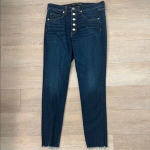 Veronica Beard Jeans Dark Blue Debbie 10” Skinny Jeans size 29/US 8